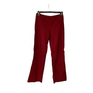 Vintage Y2k Heart Soul Juniors Size 3 Straight Leg Maroon Dress Pants